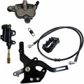 All Silver Full Footbrake Kit with Caliper and Mount for Surron lbx/ ERide Pro / 79 Bike